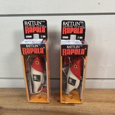 2x  Rapala Red Head Rattlin Lures Salt water SRNR & RH French AXA advertisement