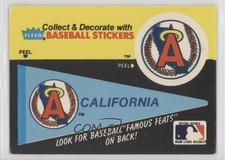 1986 Fleer California Pennant Lloyd Waner Los Angeles Angels HOF 03rx