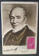 Carte Premier 1er Jour Timbre N° 1092 Victor Schoelcher Oblitéré Paris 1957