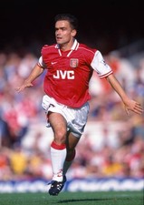 Marc Overmars of Arsenal at the FA Carling Premiership match betwe- Old Photo