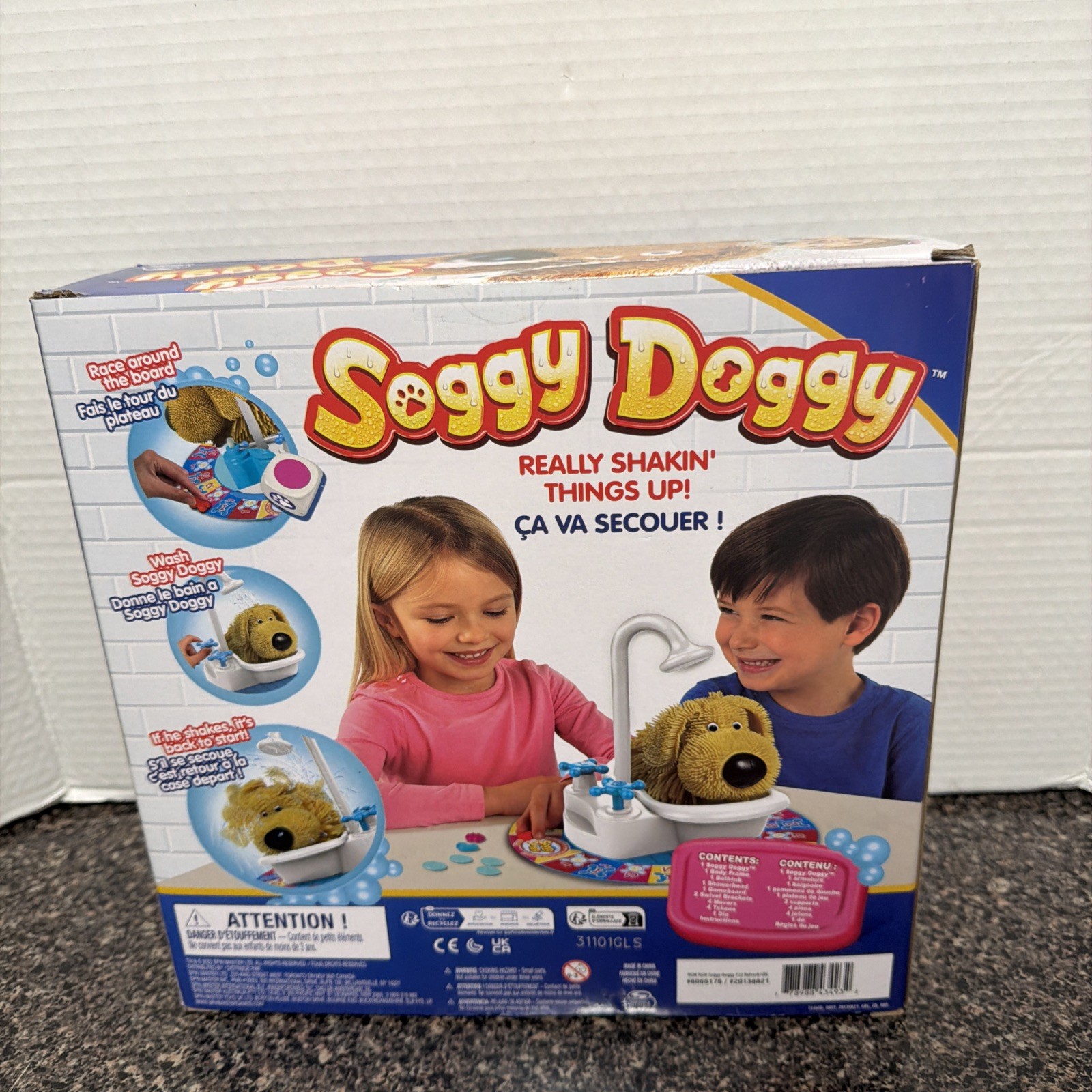 Soggy Doggy Board Game Action Packed Fun for Kids Ages 4 and Up