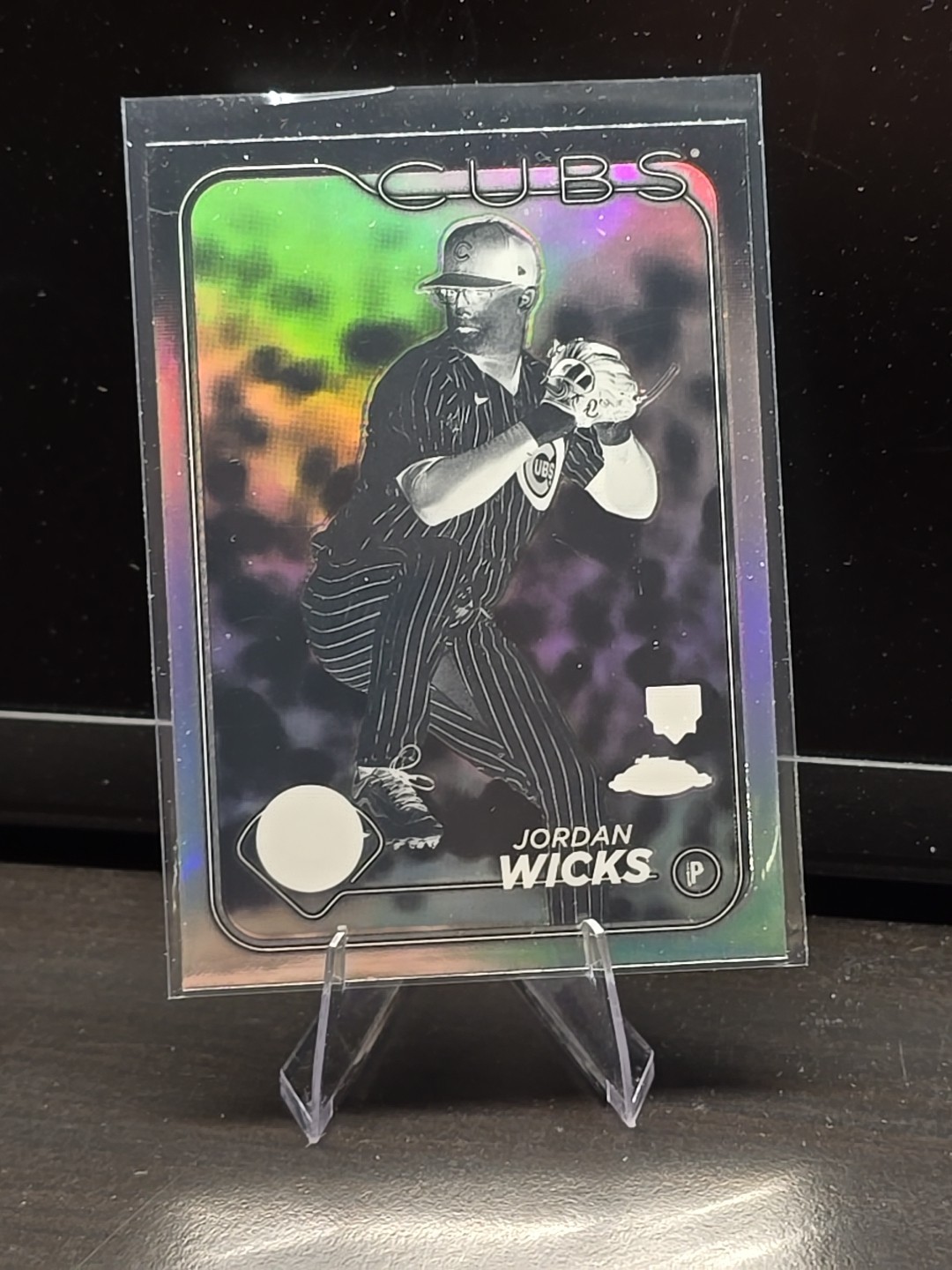 2024 Topps Chrome Negative Refractor Jordan Wicks #67 Rookie RC