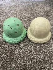 Melissa Doug Magnetic Scoop Stack Ice Cream Cone Replacement Mint Chip Vanilla