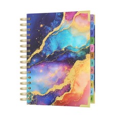 CHJODJOD Daily Weekly and Monthly Calendar 6.3 x 8.5 inches, Starry Sky