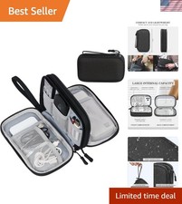 Lightweight Waterproof Travel Tech Organizer - Perfect for Cables Accessories