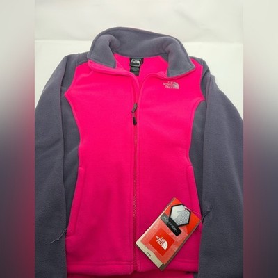 NWT The North Face Women s Outdoor Jacket Passion Pink and Graystone Size Small