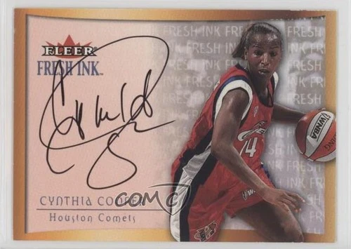 2000 Fleer Ultra WNBA Fresh Ink Cynthia Cooper Auto HOF