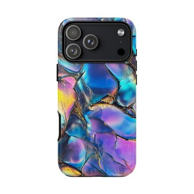 Phone Ink - iPhone | Galaxy | Pixel Case - Iridescent Rock Purple Pink Opal