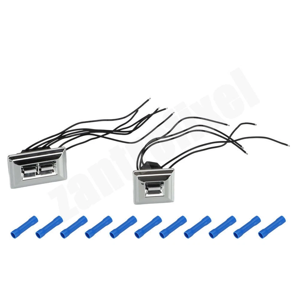 For 1980s GM Chevy Truck C10 Front Power Window Wire Pigtail Connector W/ Switch - Image 4 of 4