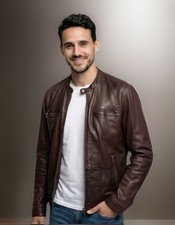 John Varvatos   USA Size XXL Burgundy/ Brown ...