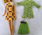 Vintage TNT lot of clone barbie doll clothes dress Romper Skirt