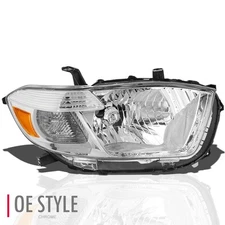 FOR 08-10 TOYOTA HIGHLANDER OE STYLE FRONT HEADLIGHT HEADLAMP RIGHT TO2519117