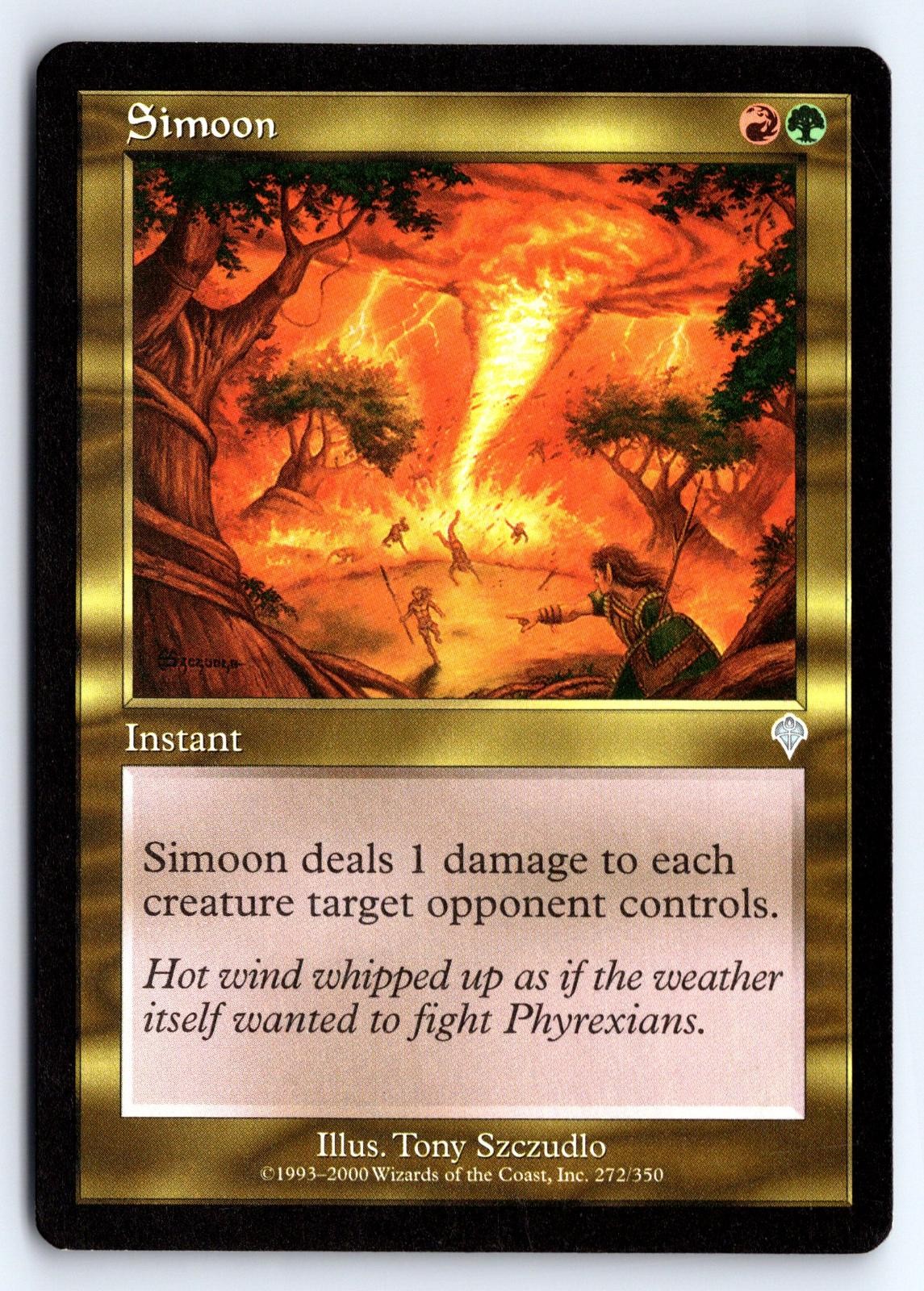 Simoon 272 Uncommon Invasion Magic: The Gathering LP