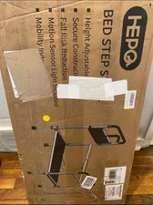 HEPO Bed Step Stool Assist Rail For Ederly 600 Lb Support