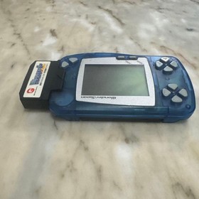 WonderSwan Clear Blue Console With Game Cartridge Sw-001