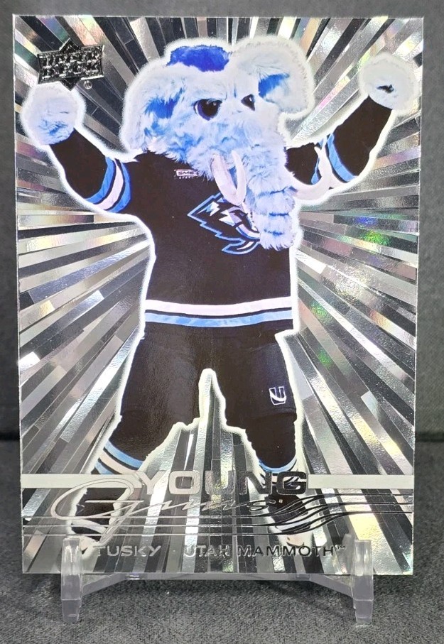 TUSKY 2025-26 UPPER DECK SERIES 2 YOUNG GUNS OUTBURST SP RC #498 UTAH MAMMOTH!