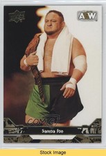2023 Upper Deck AEW All Elite Wrestling Gold Samoa Joe #3 READ c6q