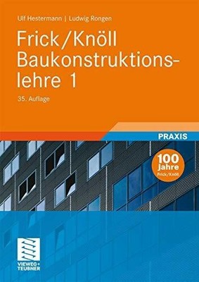 Frick/Knöll Baukonstruktionslehre 1 Buch Vieweg+Teubner Verlag