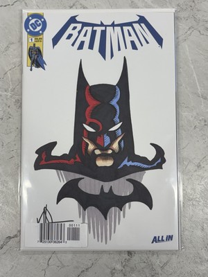 DF Batman #1 Blank Variant With A Sketch By Ken Haeser (NM)
