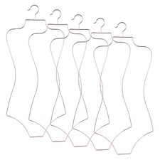 Rose Gold Lingerie Bikini Display Hangers Boutique Retail Bra Swimsuit Pack 5