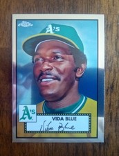 Vida Blue 2021 Topps Chrome Platinum Anniversary Mint #552 Base