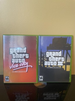Grand Theft Auto III And Vice City Double Pack Xbox Disc Maps Manual Included