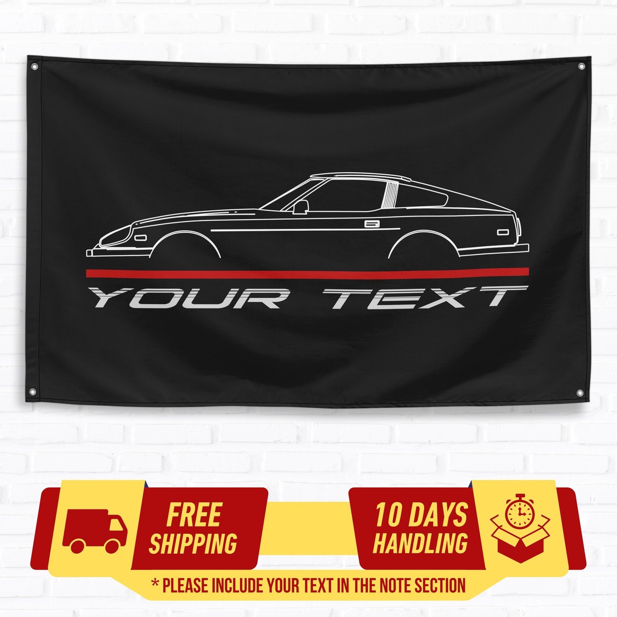 Custom Flag For Nissan 280ZX 1969-1973 Car Owners 3x5 ft