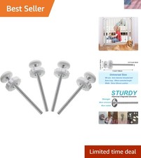 4 Pack 8MM Baby Gate Replacement Spindle Rods - Reliable Pressure-Mounted Safety
