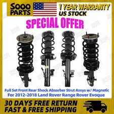 Full Set Front Rear Shock Struts W/ Magnetic For 2012-2018 Range Rover Evoque