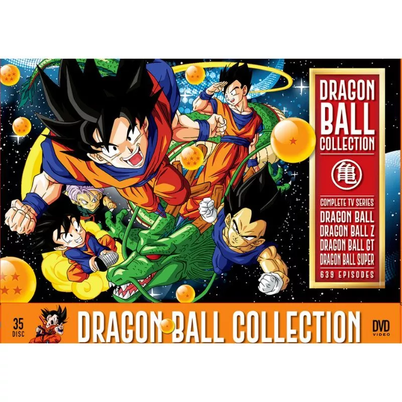 Dragon Ball Complete TV Series + 4 Movies English Dubbed [DVD, 35 Disc Box  Set]