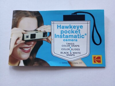 Hawkeye Pocket Instamatic Camera Kodak With Manual | eBay