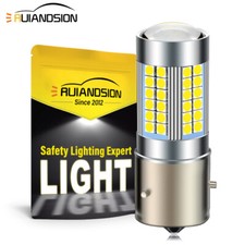 BA21S LED LED 3030 66 Moto Phare Ampoule Antibrouillard 6V 12V Blanc/Jaune