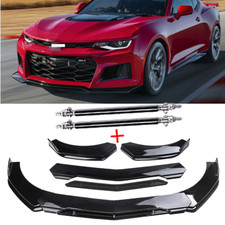 For Chevrolet Camaro Lt Ss Rs Front Bumper Cover Lip Spoiler Splitter Gloss Body For Chevrolet Camaro Lt Ss Rs Front Bumper Cover Lip Spoiler Splitter Gloss Body