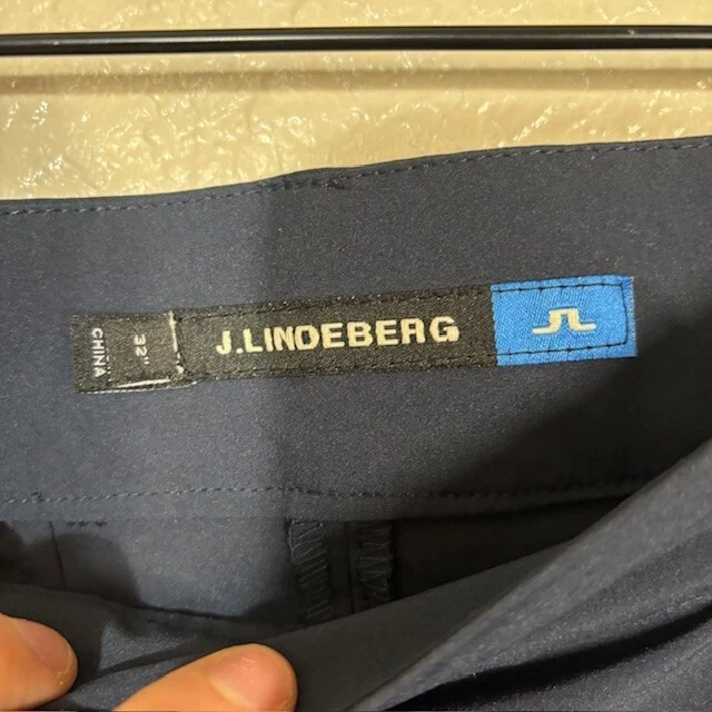 J Lindeberg Pants Men’s 32 x 27 Chino Solid Golf Performance Navy Stretch - Image 3 of 4