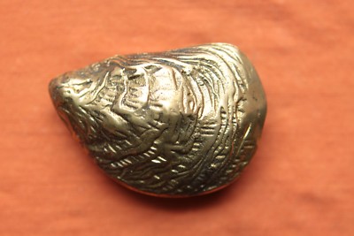 Vintage Hand Made Solid Brass Cast Sea Shell Design Belt 