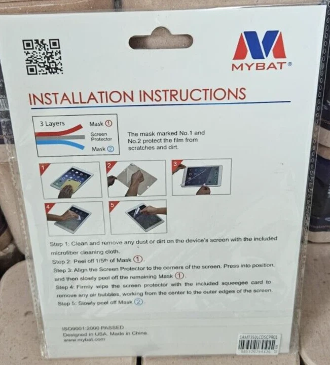 1 PACK PROTECTOR PANTALLA SAMSUNG GALAXY TAB 8.0 pulgadas (2015) (modelo sm-t350) Foto 3 de 3