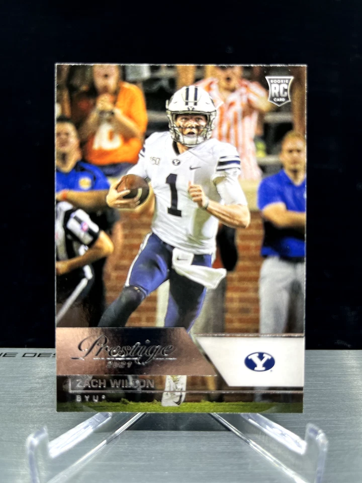 2021 ZACH WILSON RC - Panini Chronicles Draft Picks Prestige #82 Rookie MINT - Image 2 of 4