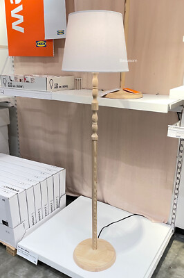 IKEA KINNAHULT Floor Lamp Ash/White 59