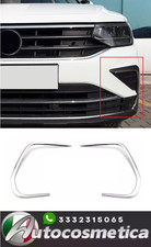 Barra Fendinebbia per Vw Tiguan 2020-2024 2pz Modanature Acciaio Inox-