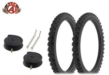 Alta BICYCLE 20" x 2.00" ROUGH Black Durable TIRES 6PC SET HEAVYDUTY TUBES.