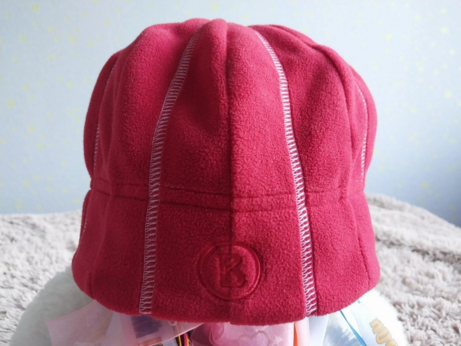 Bogner Men's Red Fleece Hat Size M