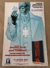 Planetary 2007 Print Ad art comic book promo Warren Ellis DC John Cassaday
