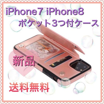 Price Cut Iphone7 8 Sumahokesu Pink Card Pocket With Three Ebay