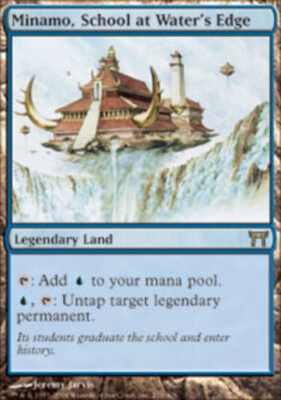 [1x] Minamo, School at Water's Edge Slight Play, English Champions of Kamigawa M