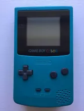 Nintendo Game Boy Color Console GBC CGB-001 - Teal Blue -100% OEM Tested Working