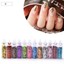 12-Nail-Art-Glitter-Powder-Flakes-Sequin-Caviar-UV-Gel-Decor-Dust-Tips-Bottles miniatuur 8