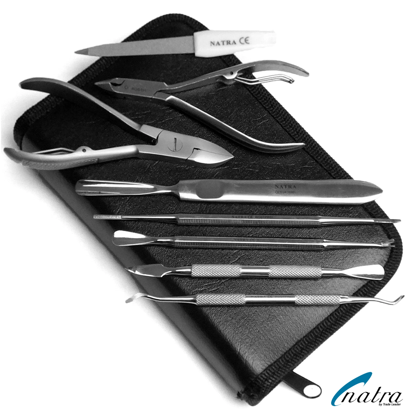 Manicure Pedicure Gift Set Nails Care Pliers Cuticle Nipper Pusher