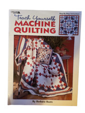 Leisure Arts Teach Yourself Machine Quilting by Barbara Baatz - 2002 Paperback