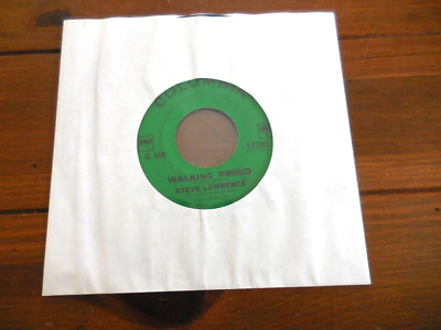 Walking Proud vinyl 45 Record, Steve Lawrence