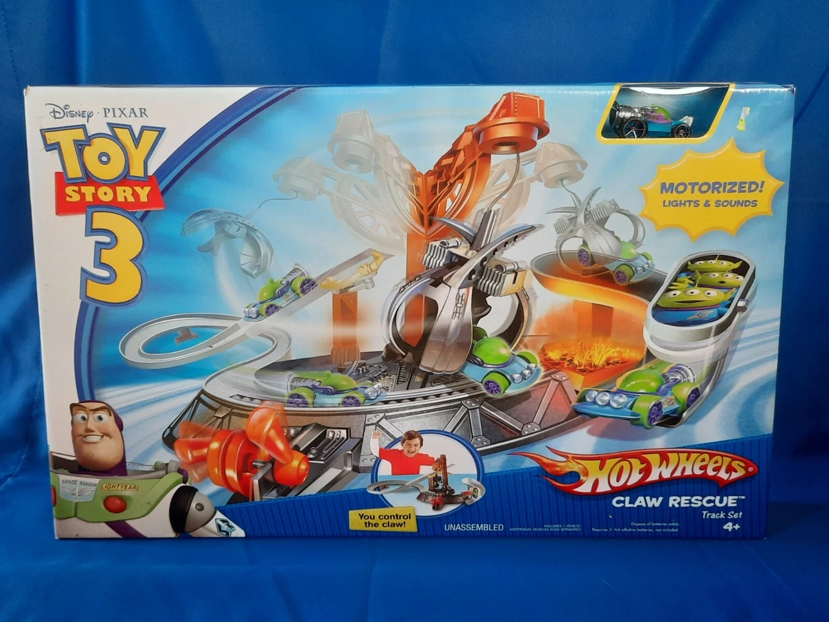 Hot Wheels Toy Story 3 Claw Rescue Track Set - New Sealed - Disney 2009